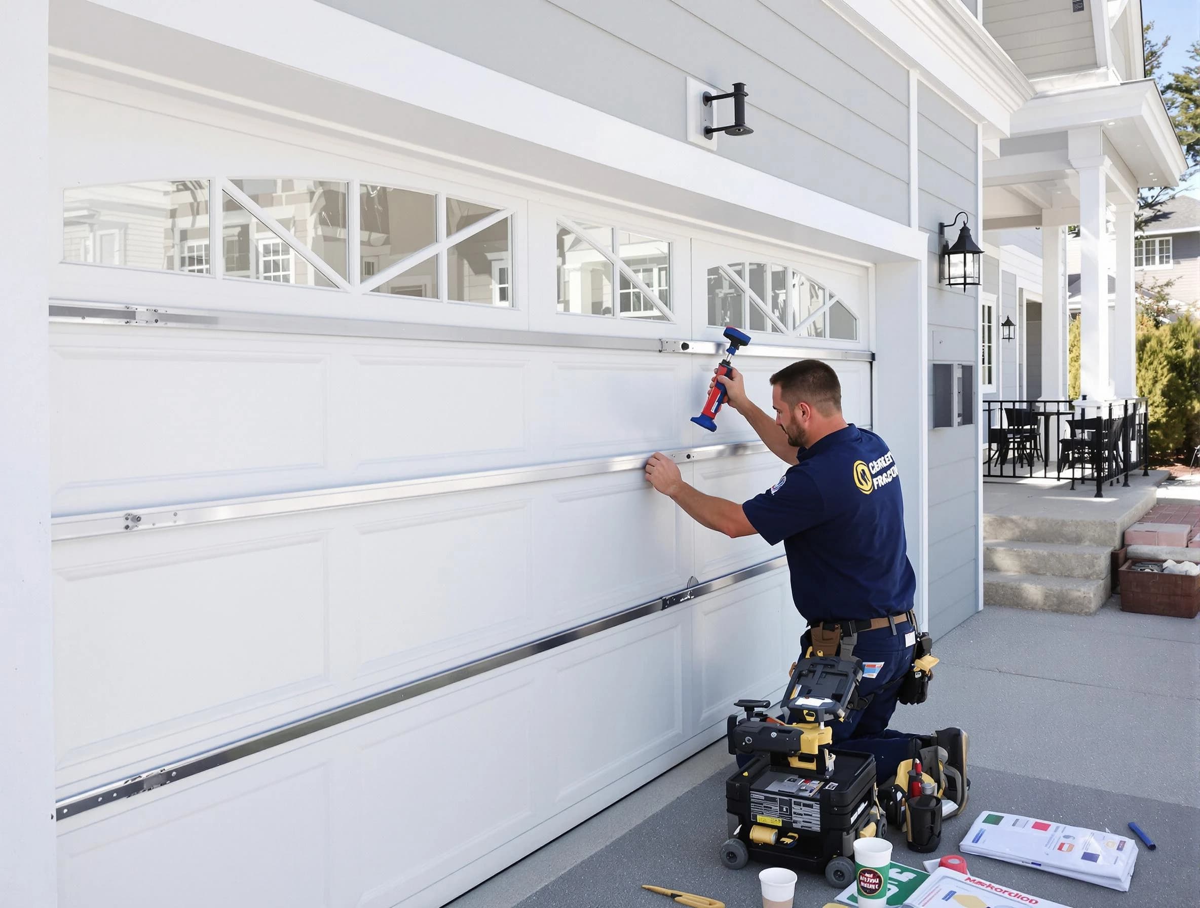 Professional garage door installation by Tuckahoe Garage Door Repair in Tuckahoe