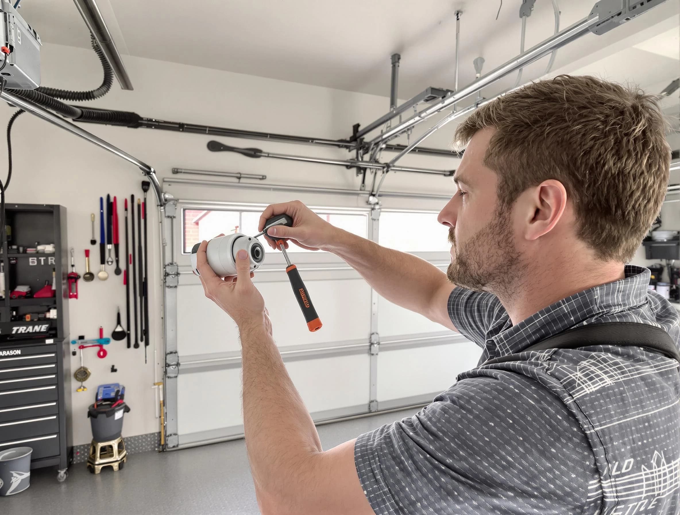 Garage door opener repair service by Tuckahoe Garage Door Repair in Tuckahoe