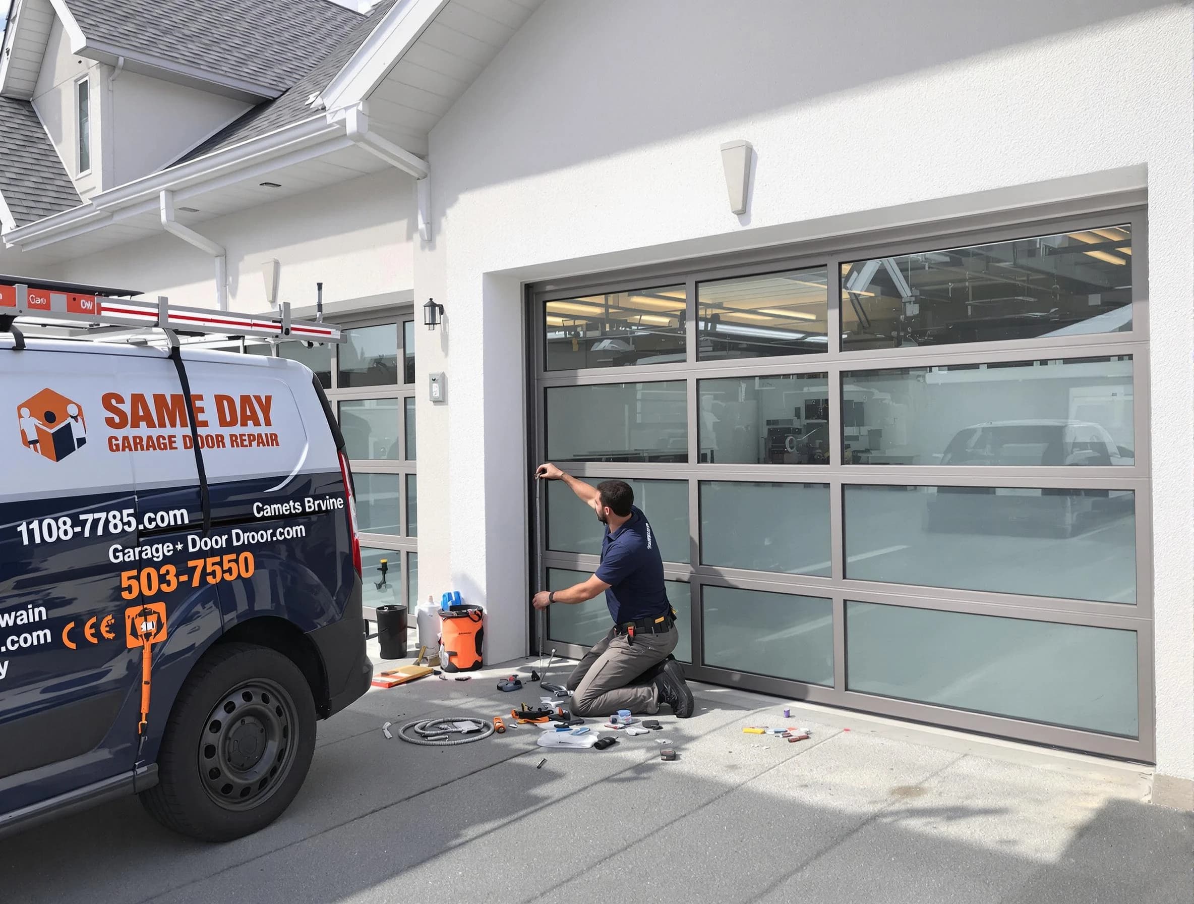 Same-day garage door repair service by Tuckahoe Garage Door Repair in Tuckahoe