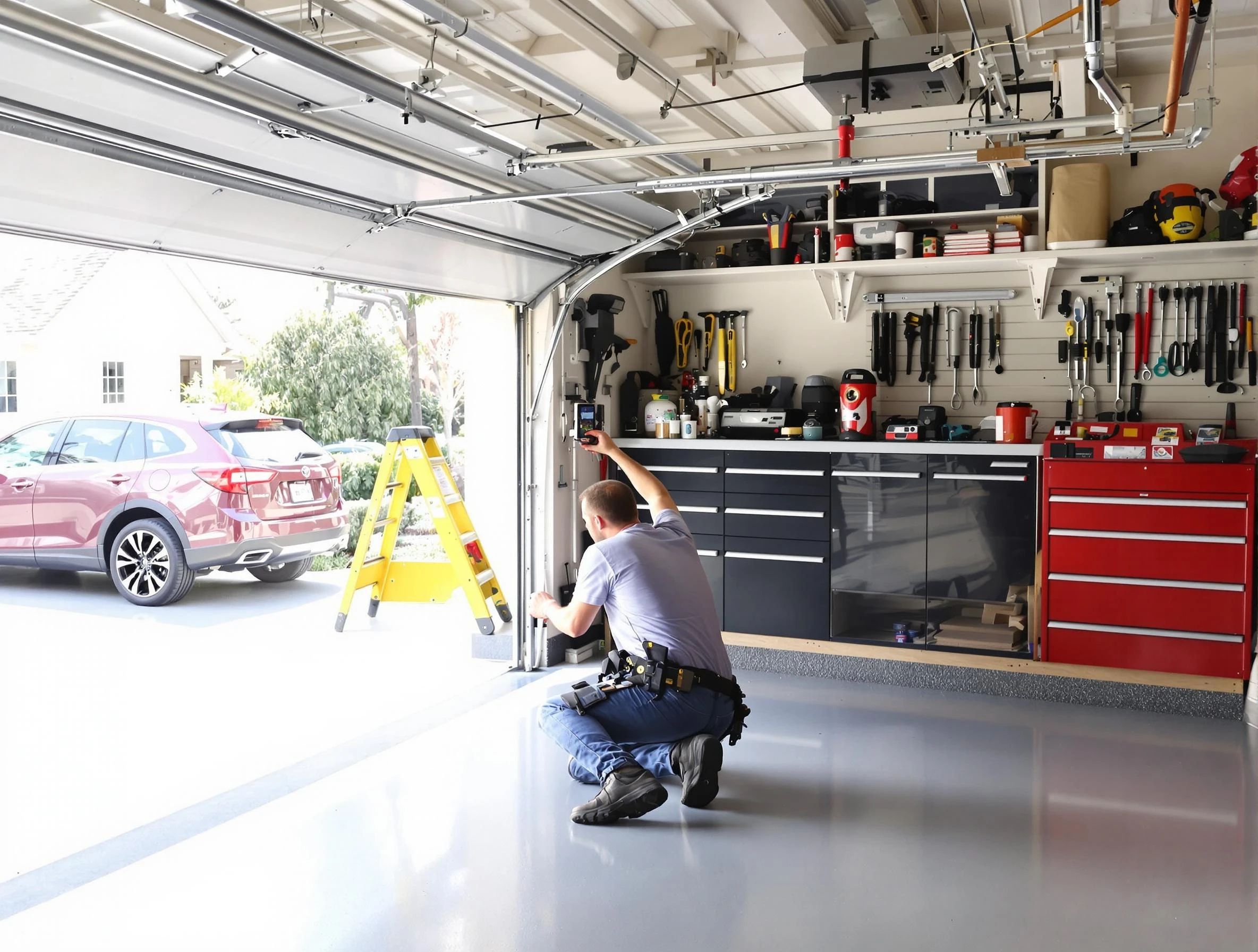 Local garage door repair service by Tuckahoe Garage Door Repair in Tuckahoe